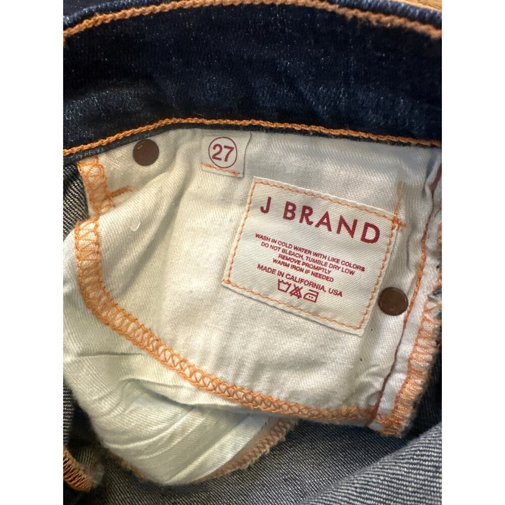 J Brand Jeans Mid Rise Bootcut Color "ink" Womens SIze 27 dark wash - Picture 3 of 6